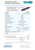 Datasheet Pressure Scanner MUS 8
